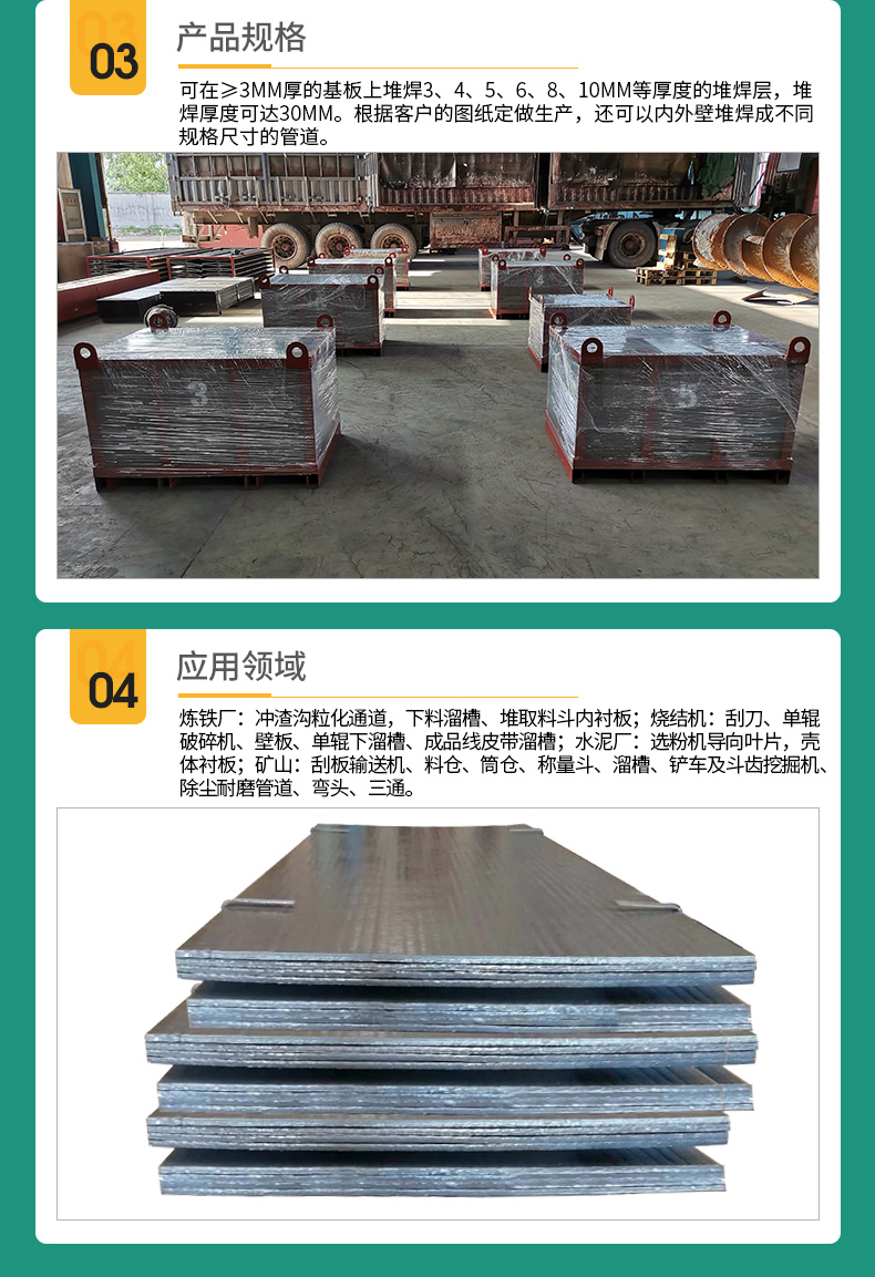 耐磨襯板(應用領域) 耐磨襯板(應用領域)
