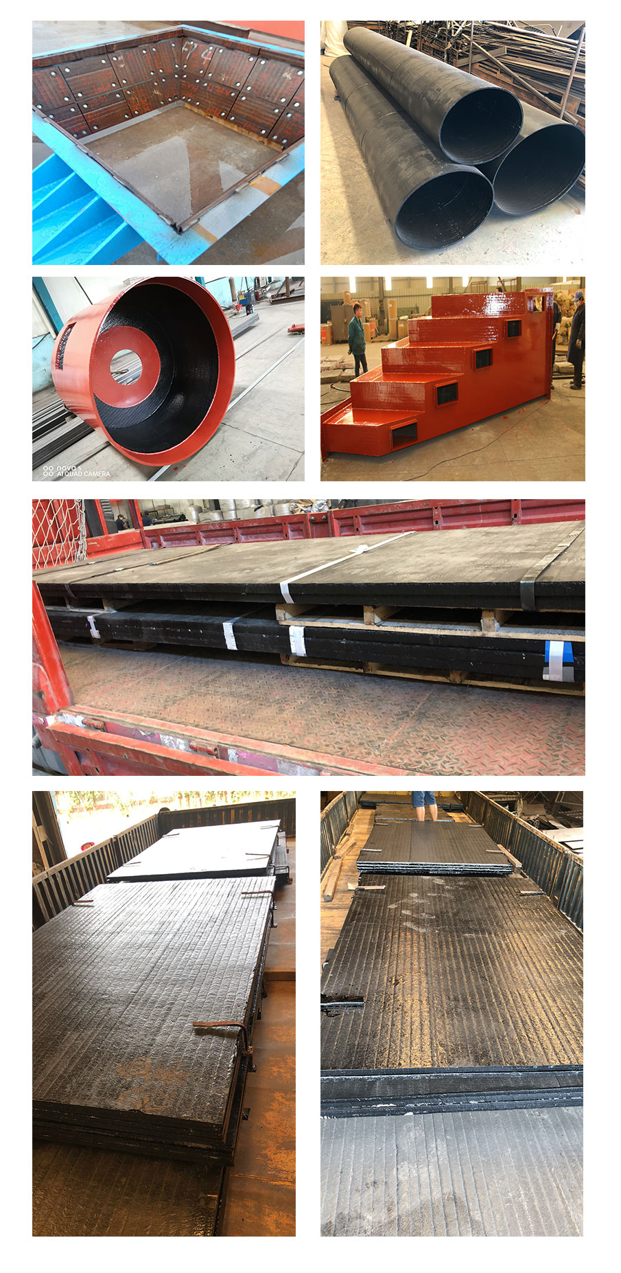 堆焊耐磨板(圖2) 堆焊耐磨板(圖2)